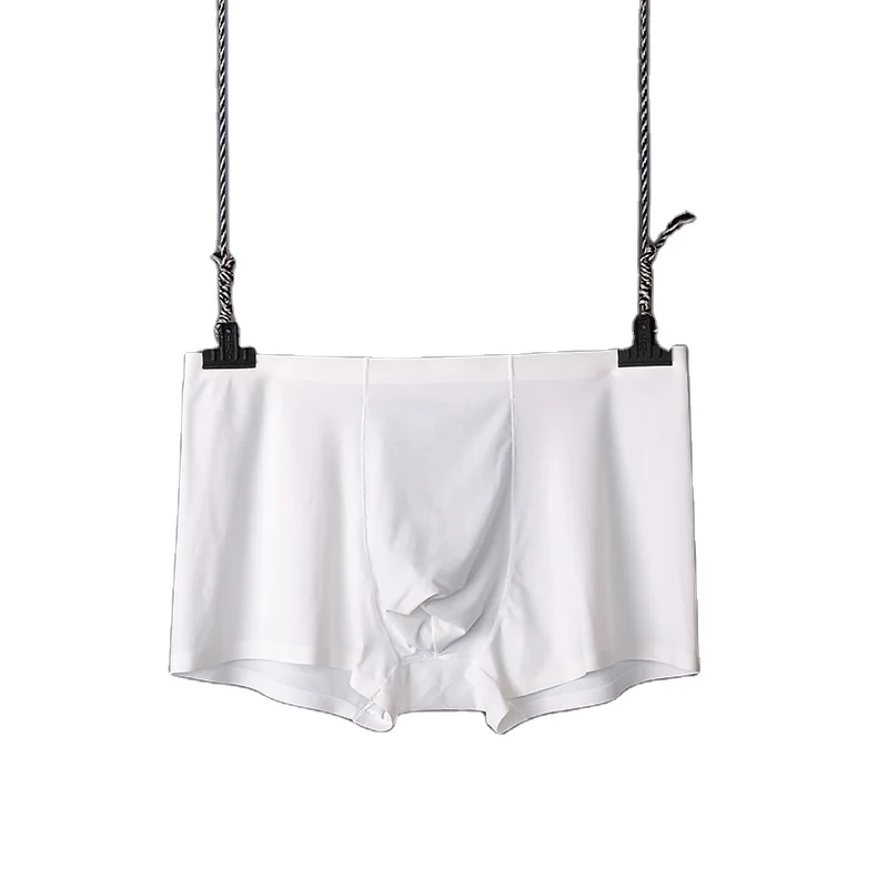 Wholesale High quality Custom Mens Boxer Shorts Solid Breathable Luxury Mens Old Fashion Underwear