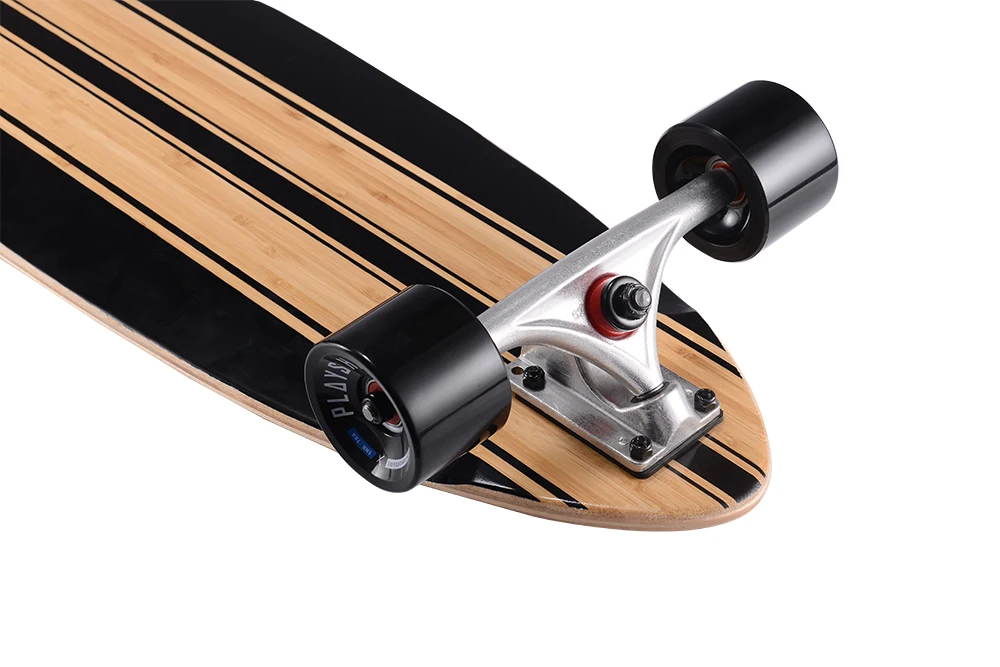 Funshion  2021  42 Inch skateboard Aluminum truck and PU bushing 6 ply Maple 1ply bamboo kids longboard