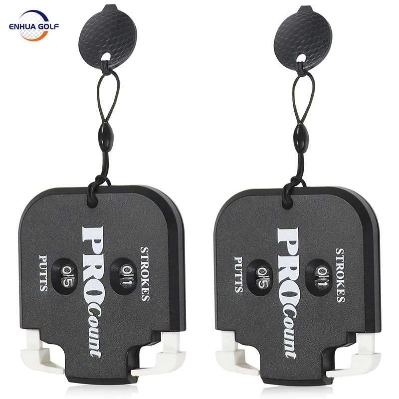 Портативный мини-гольф, счетчик очков, инструмент для сброса с циферблатом, брелок для ключа для игры в гольф, владелец с 2 цифрами