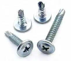 China Factory Low Price Stainless Steel Truss Button Wafer Head Galvanized Customized Self Drilling Roofing Screw Wood Screw