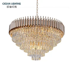 Европейская потолочная Подвесная лампа, роскошная светодиодная современная люстра цвета розового золота для кухни, лестницы, гостиной, 36 Вт