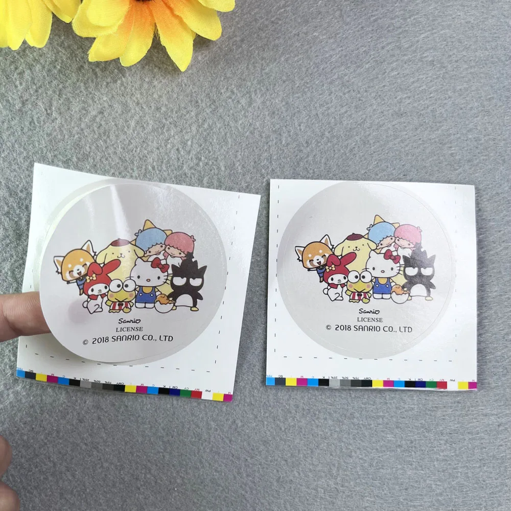 Custom Wholesale Printed Logo Paper  Custom Waterproof Sticker Fashion Design Round Sticker for Small Business