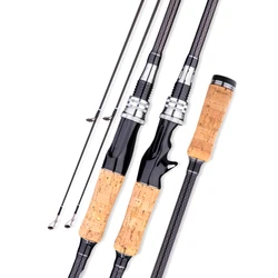 High Quality 2 Section Spinning Casting Carp Fishing Rod Carbon Fiber