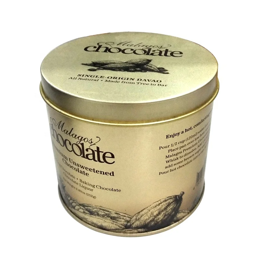 Bakery Tin Can Round Biscuit Cake Cookie Tin Box Spring form Baking Christmas Food Metal Round Dream Cake Tin Box