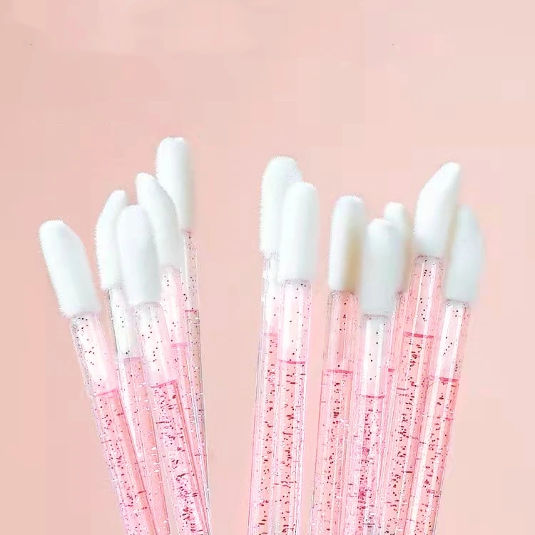 50 Pcs Popular Makeup Black Pink Red Lint Free Brush Lash Extension Cleansing Brushes For Lash Shampoo