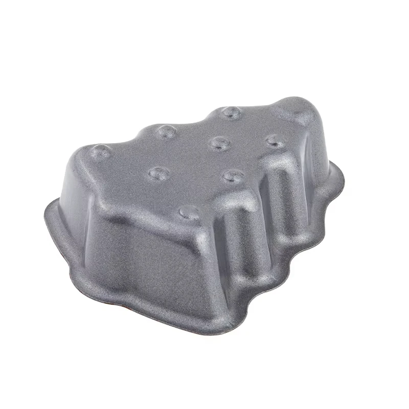 Xinze Custom Christmas Tree Mini Cake Pan Non-Stick Coating Heat Resistant And Beautiful Carbon Steel Cake Pans