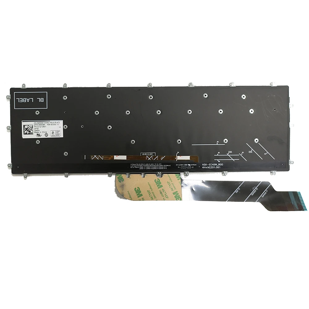 blue backlight  English US  Keyboard For Dell Inspiron G3 15 3579 3779 G5 15 5587 G7 15 7588  Laptop