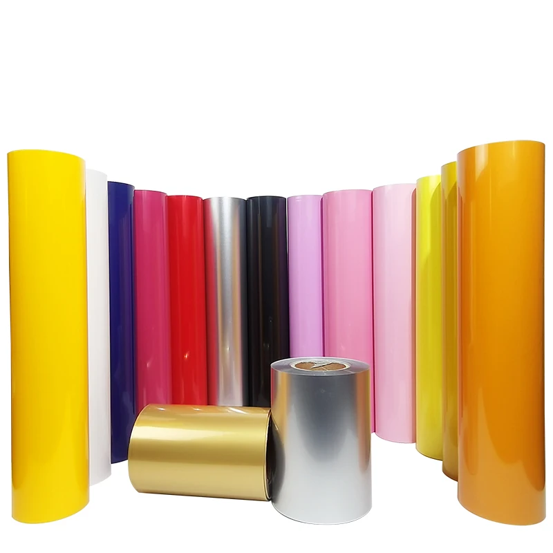 Shunaimei wholesale pu HTV water transfer printing film textile flexible ODM OEM heat press film cricut vinyl for clothes