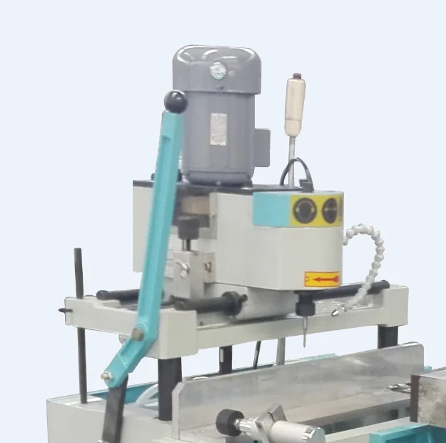 lock hole key slot punching milling machine for vinyl upvc plastic window profile making