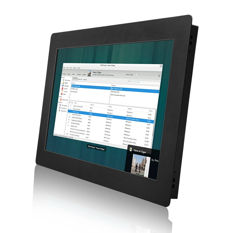 VESA embedded mount 19.2 inch Snap-in Lcd Monitor Non Touch for industrial display with VGA HD-MI cable Metal casing TFT