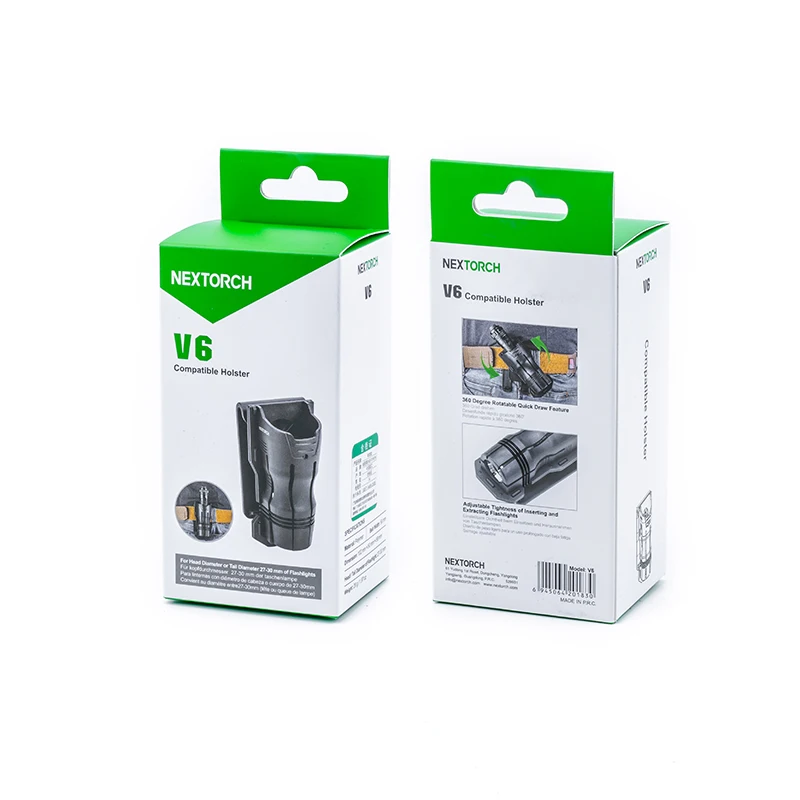 360 Degree Rotatable Tactical Flashlight Holster Nextorch V6  for torch  dia from 27 - 30 mm