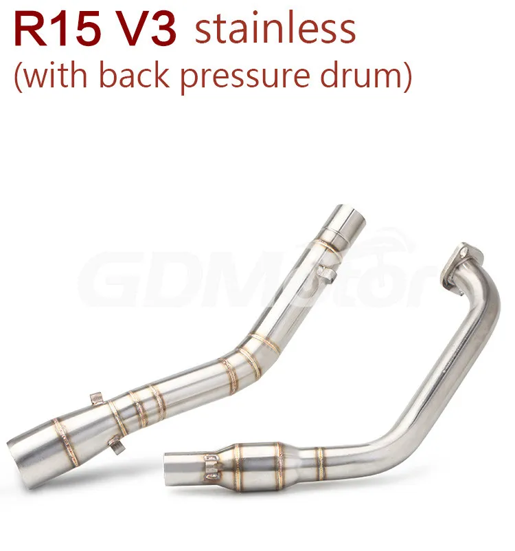 r15 v3 exhaust escapamento motocicleta 250cc motorcycle exhaust 51mm