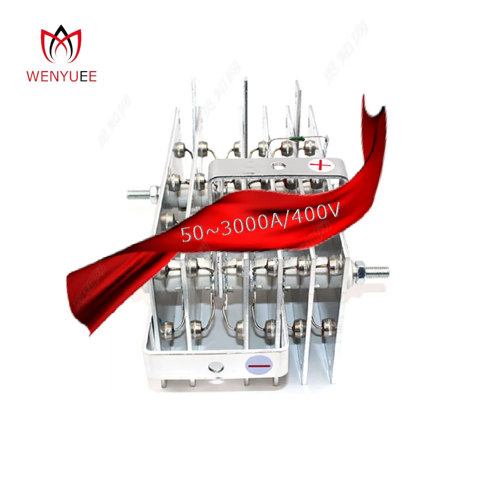 three phase rectifier with heatsink 300A bridge rectifier full bridge rectifier subassembly