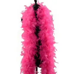 Wholesale 100g Beautiful Dyed Colorful Turkey Feather Boa Party Costume
