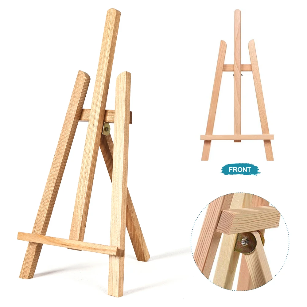SINOART good quality mini Tripod Stand Wooden picture easel display easel table for table top easel