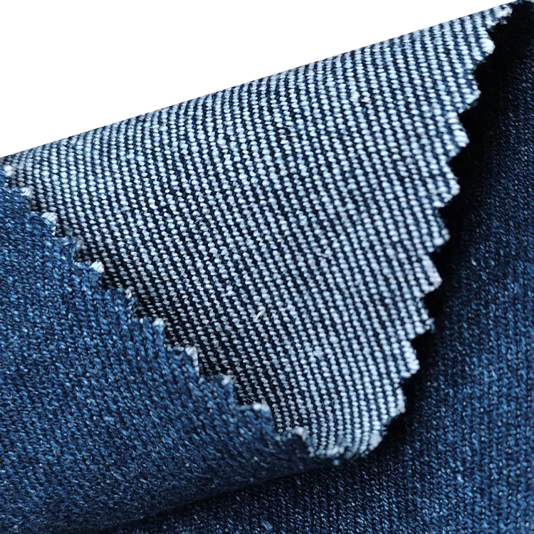 51016-Eco Friendly Hemp Organic Cotton Raw Denim Fabric Color Customized For Garments Hemp Denim Fabric