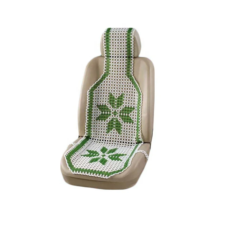 Flower Design Model Cooling Massage Marble Glass Bead Car Seat Chair Cushion Seat Pad for Summer