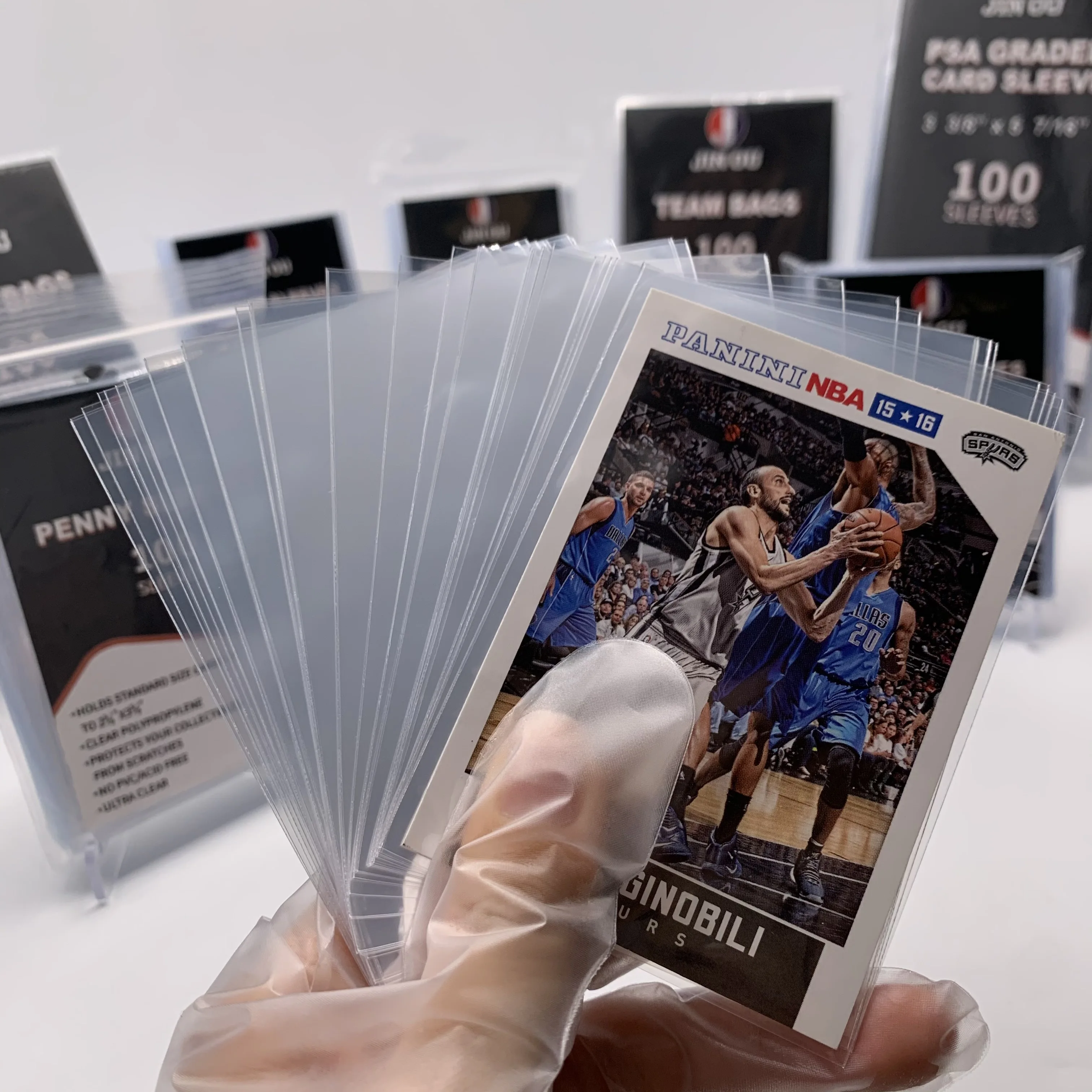 Factory price acid free/pvc free Card Sleeves soft sleeves JO-K-071 pennies sleeves