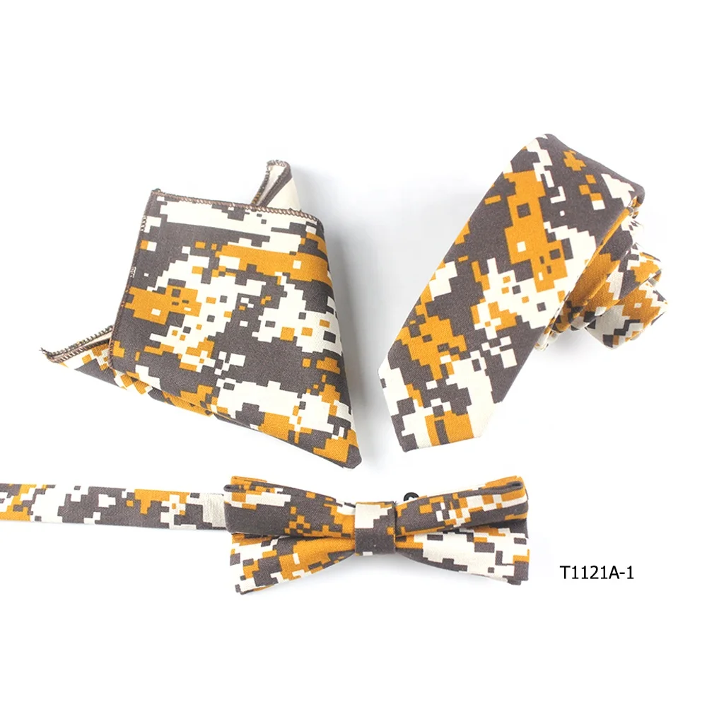 
 Новое поступление, модный дизайн, мужской галстук-бабочка из 100% хлопка, Карманный квадрат с галстуком  