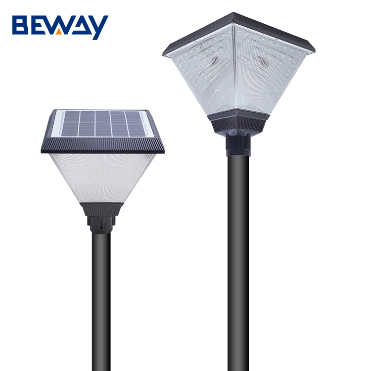 Factory Price Outdoor ABS Park Walkway Road Street Pole Lamp 100 Watt Solar Led Garden Light