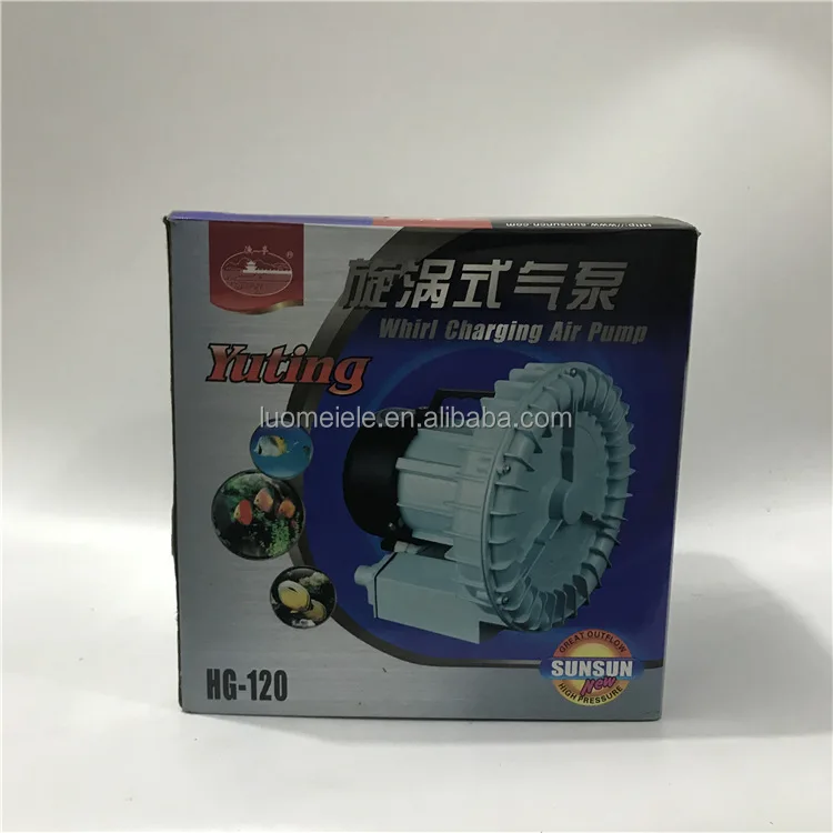 120W Small Portable Vacuum Suction Regenerative Ring Blower