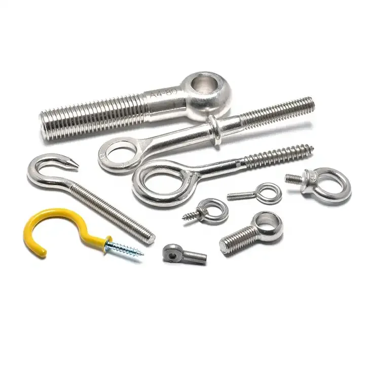 SUS304 SUS316 SUS316L Stainless Steel Black Electrophoresis Nylock Cross Recess Phillips Hex Hexagon Captive Shoulder Cap Bolt