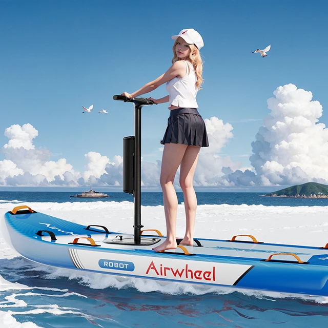 Airwheel T5 PVC efoil 8km/h surfing body board Electric Hydrofoil Surfboard with water proof battery electric jet body board