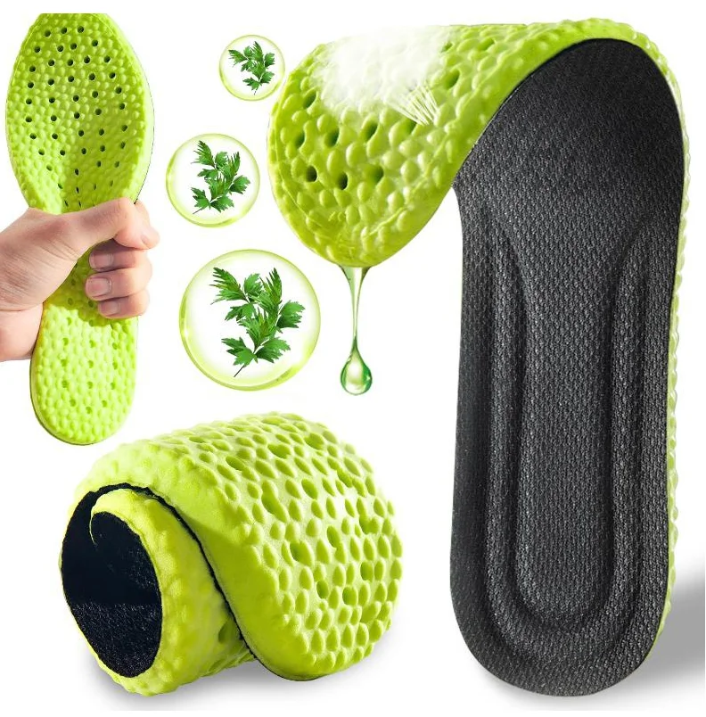 EVA Sport Insoles Running Shoes Pads Orthopedic Insole Deodorant Breathable Inserts Cushion for Man Women