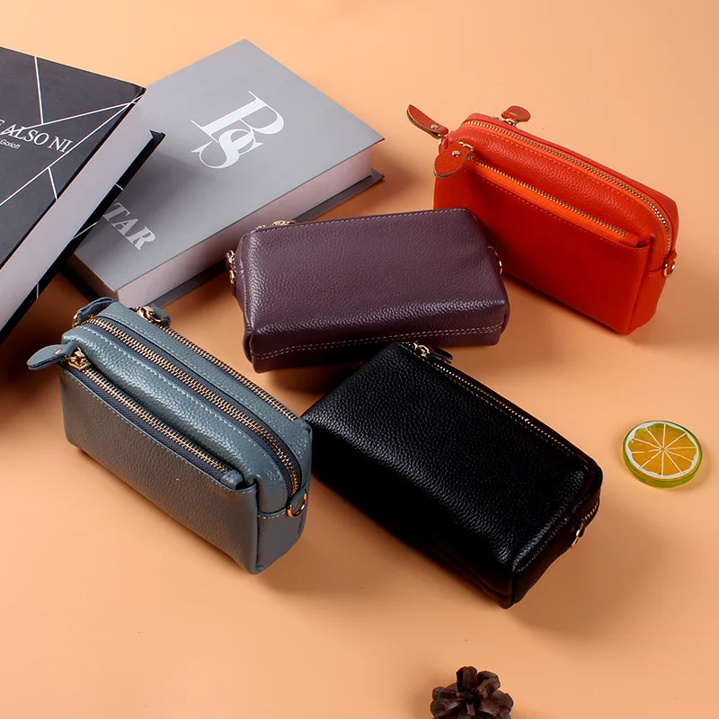 Women Wallet Purses Long Zipper Genuine Leather Ladies With Card Holder Wallet