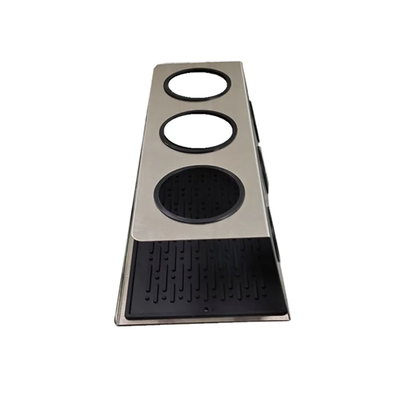 Нержавеющая сталь с поставкой смотровым окошком и пластиковой бутылки стойку поддон abtropfhalter для sodastream стеклянная бутылка