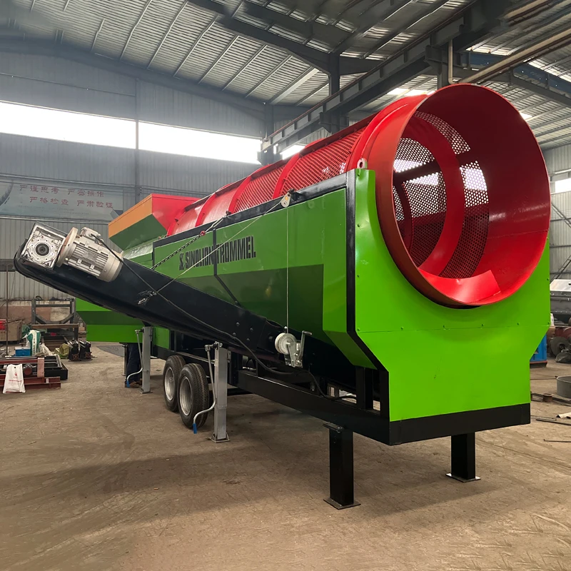 China factory direct sales screening compost multifunctional drum screen