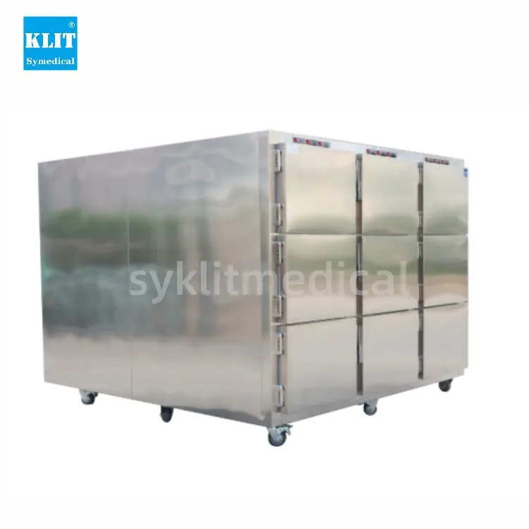 Syklitmedical 304 Stainless Steel 9 Floors Mortuary Refrigerator Morgue freezer
