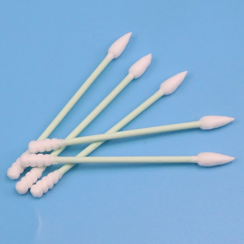 Индивидуальная обернутая зеленая бумажная палочка Qtips Косметическая ватная