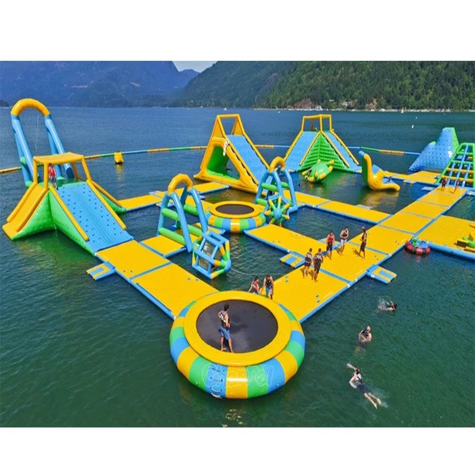 Sea Floating Equipment Huge Inflatable Water Park Games Inflatable Floating Water Park for Adults