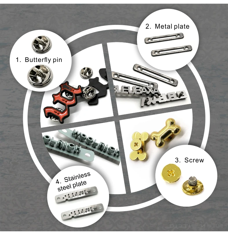 14 Years Factory OEM Custom Logo Labels For Handbags Steel Nameplate Oval Metal Logo Metal Sew Labels Metal Label Clothing