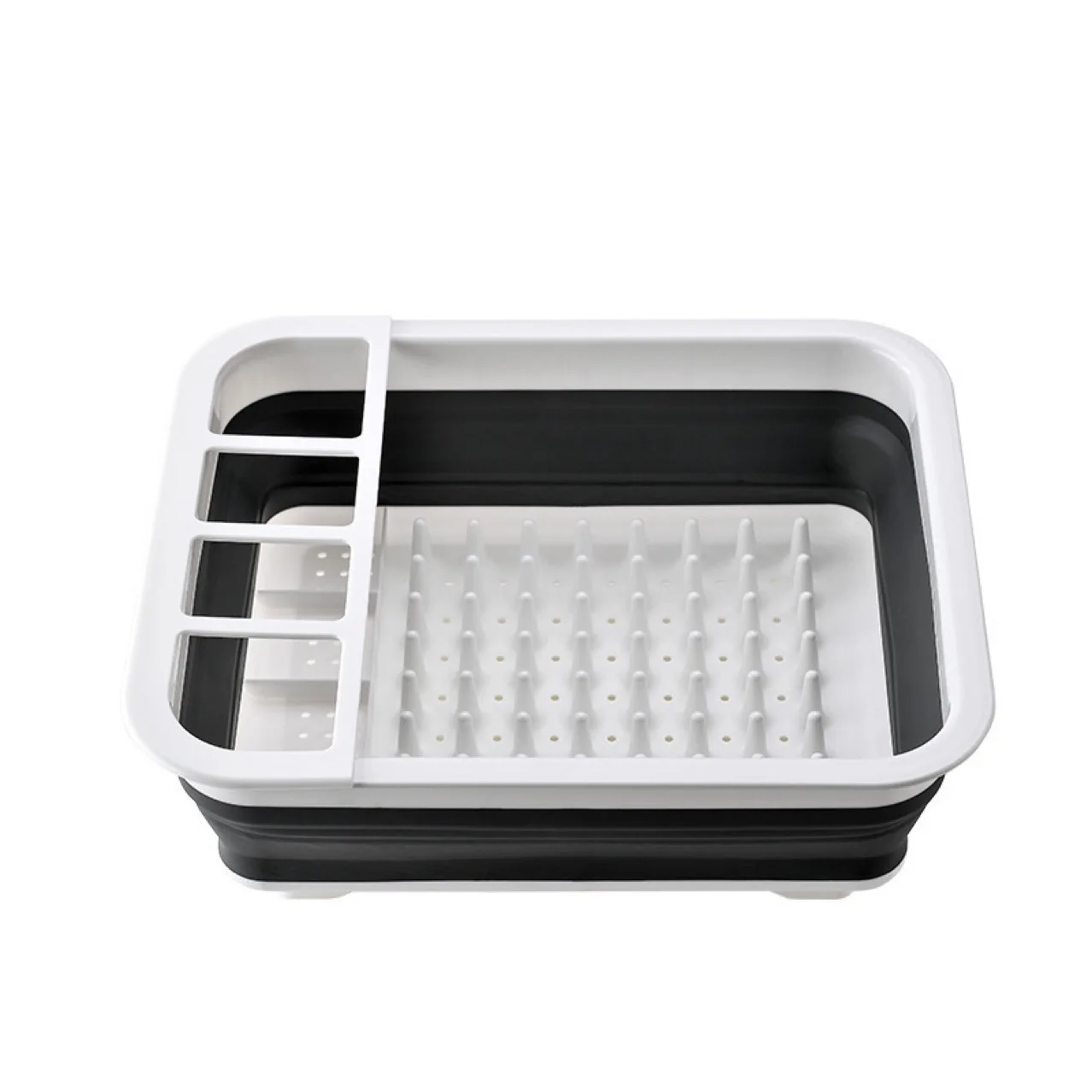 Kitchen sink rack High Quality Plastic Collapsible Silicone Folding Basket plastic folding bowl holder easter basket
