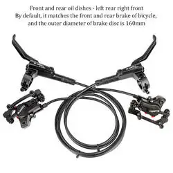 Wholesale BR-BL-MT200 M315 Brake Bicycle Bike MTB Hydraulic Disc Brake Set Clamp Mountain Bike From M315 Brake