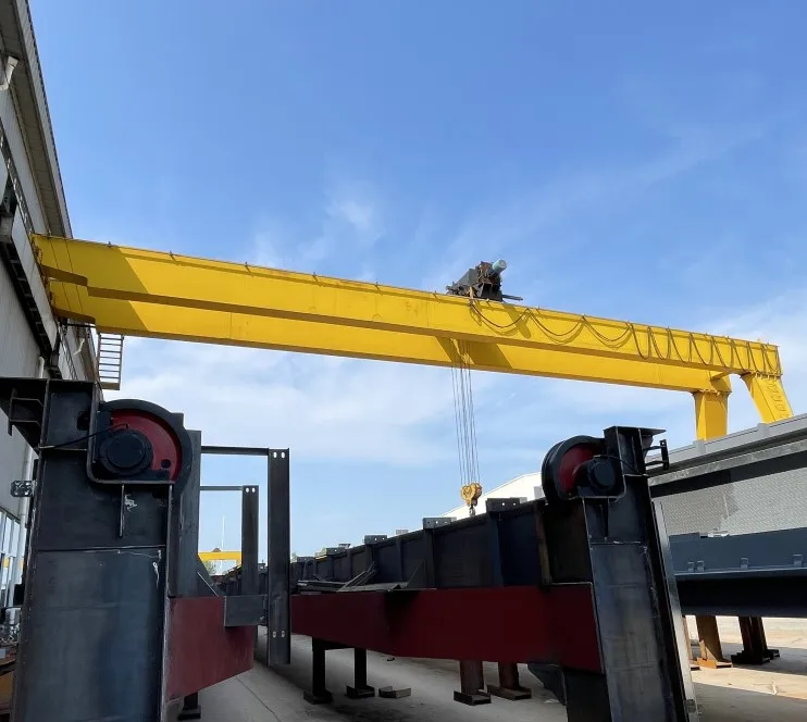 High quality factory use 50 ton 50/10t double hook overhead crane price