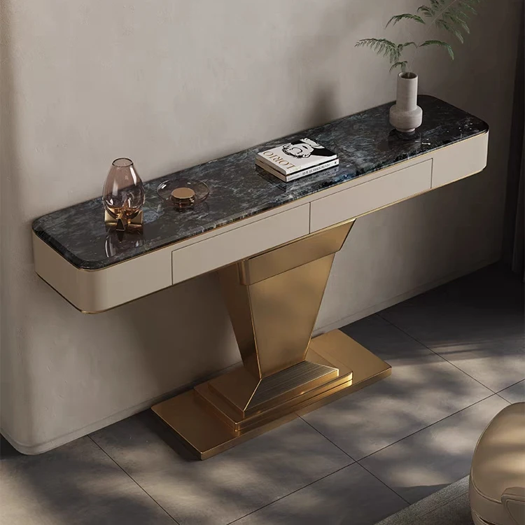 NOVA table de console noir gold home furniture console table luxury modern living room consol table for villa