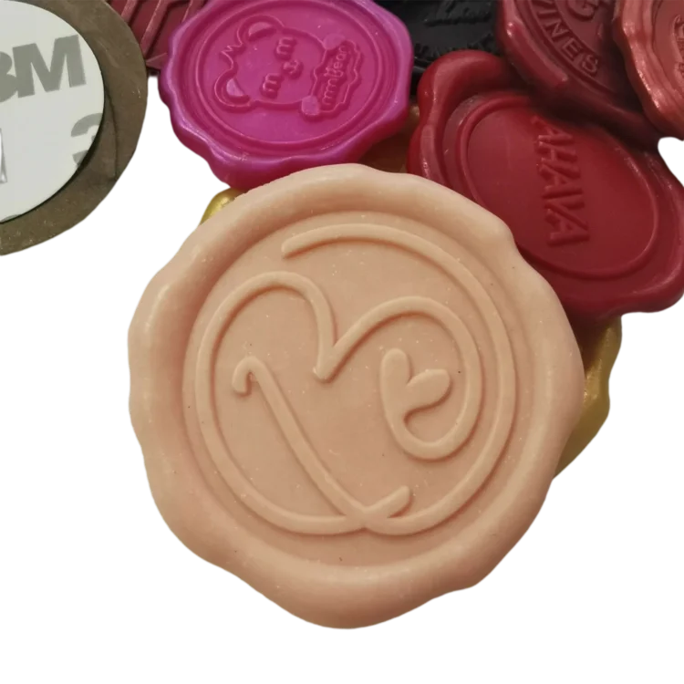 
Manufacturer Wholesale Custom Self Adhesive Wax Seal Sticker 