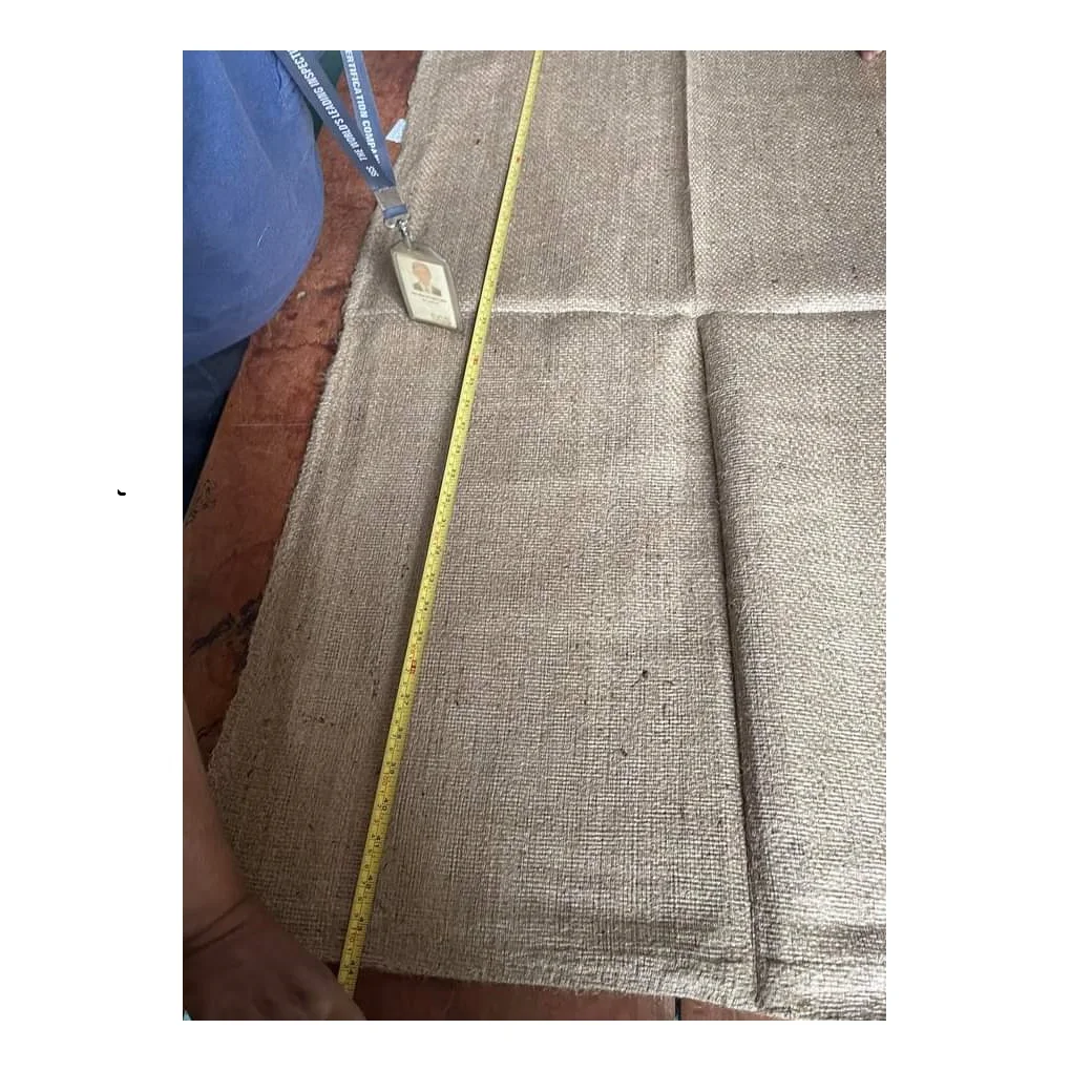 Customized Logo Hessian Jute Bag Jute Burlap Potato Rice Bags Jute Sack For Food Packing Export From Bangladesh