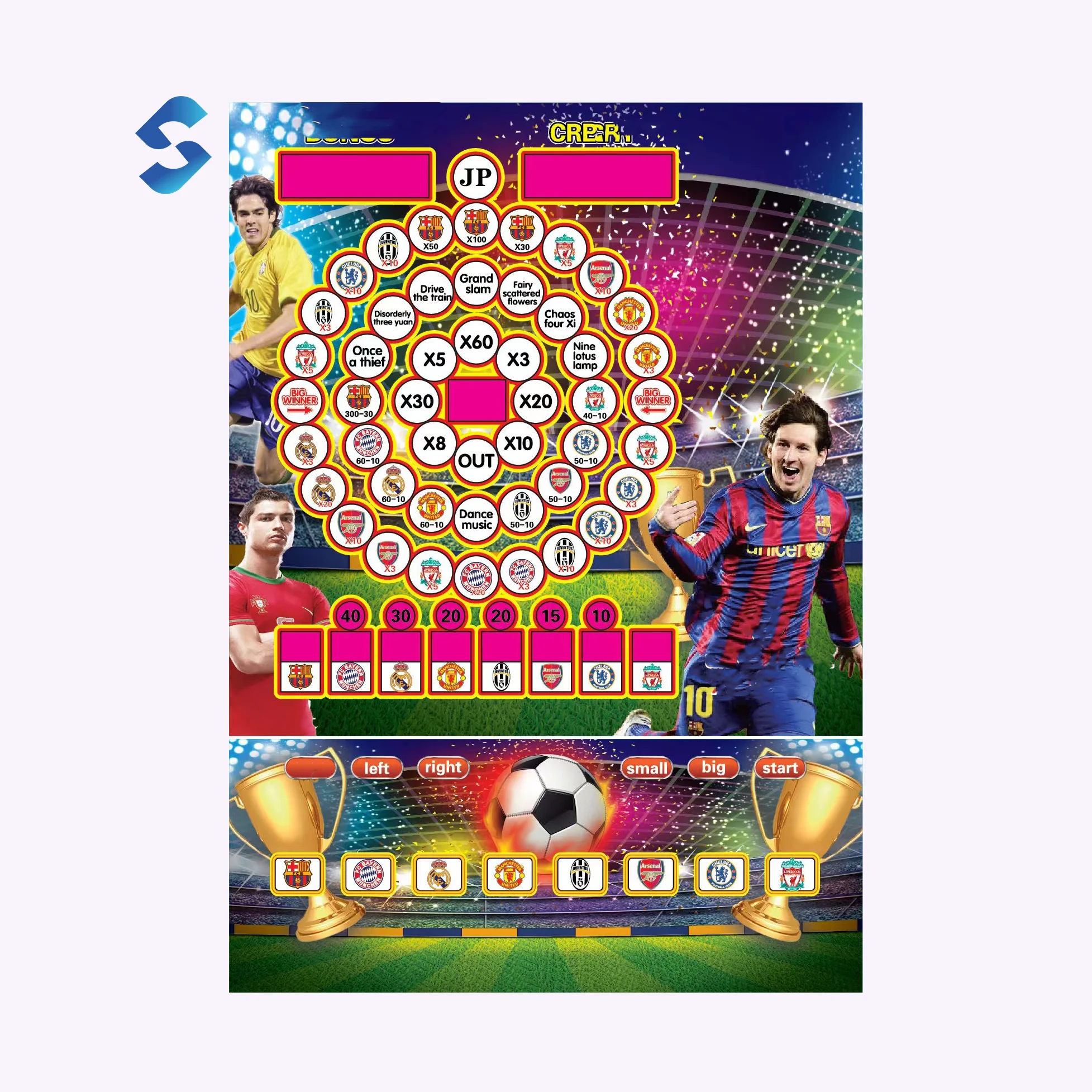 Good Service High Quality Skill Game Mario Multi Game Machine Fruit King Popular Game Board