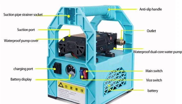 16l Plastic electric backpack fruit tree orchard battery sprayer