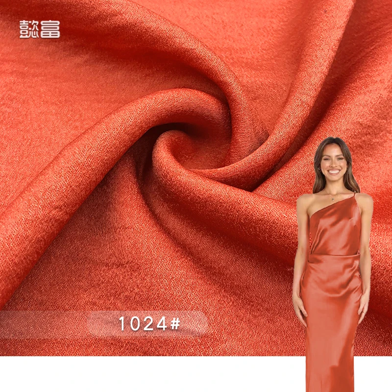 Acetate Satin Fabric 100%Polyester Imitation Silk  1024#  Bridal pajamas weddings dress Satin Color Clothing Lining Satin Fabric
