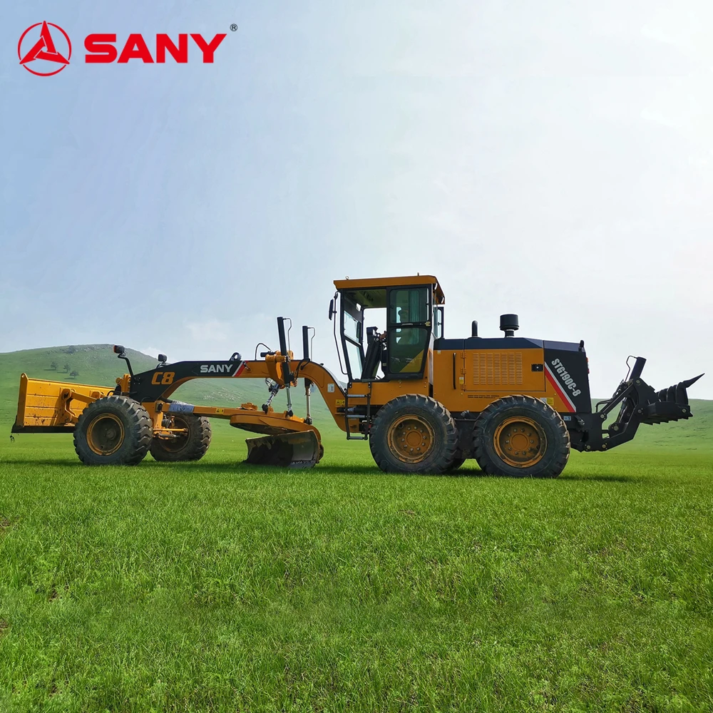 SANY STG210C-8S Motor Grader 3660 mm 16.2 Tons 154 kW for Plantation Use