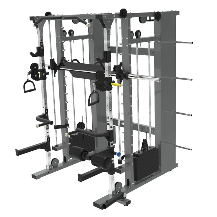 Versatile Gym Equipment Durable Multi Functional Station All-in-One Multi Power Rack with Smith Machine and Squat Rack