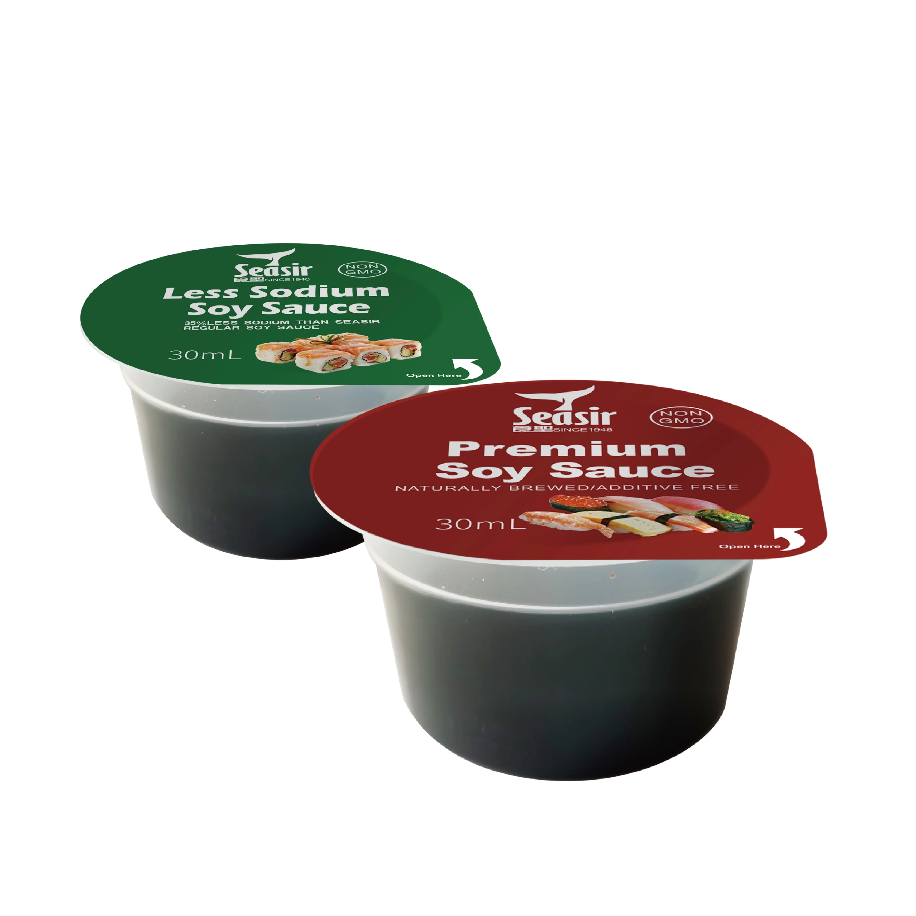 Chinese traditional 30ml takeaway shoyu cups mushroom halal soy sauce for restaurant 30ml