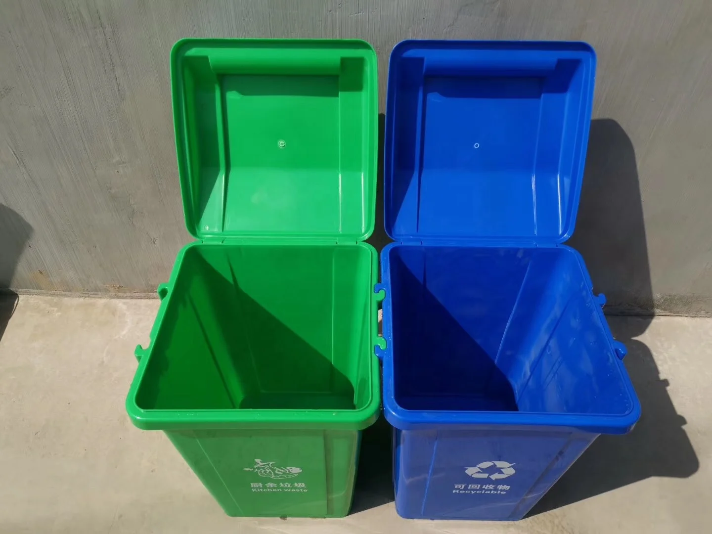 20liter plastic garbage bin without wheels for outdoor use in good selling