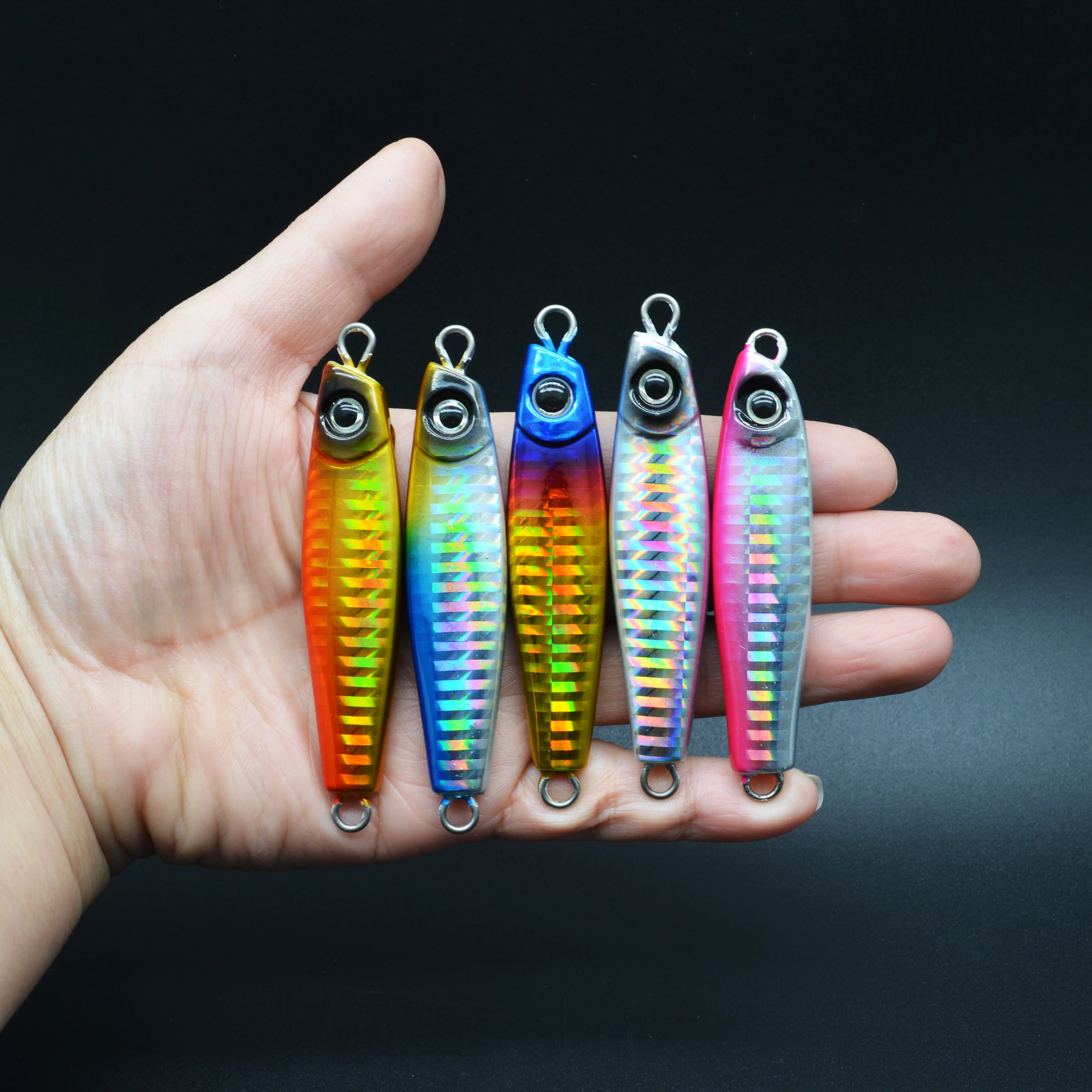 JIGGINGSOUL-OEM27A-40g60g Maria Artificial Baits cheap jig lure small Fishing jig Saltwater Jigging Lure wholesale little