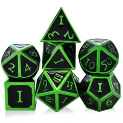Bulk dice wholesale polyhedral metal set dice Dungeon and dragon miniature role playing DND metal dice
